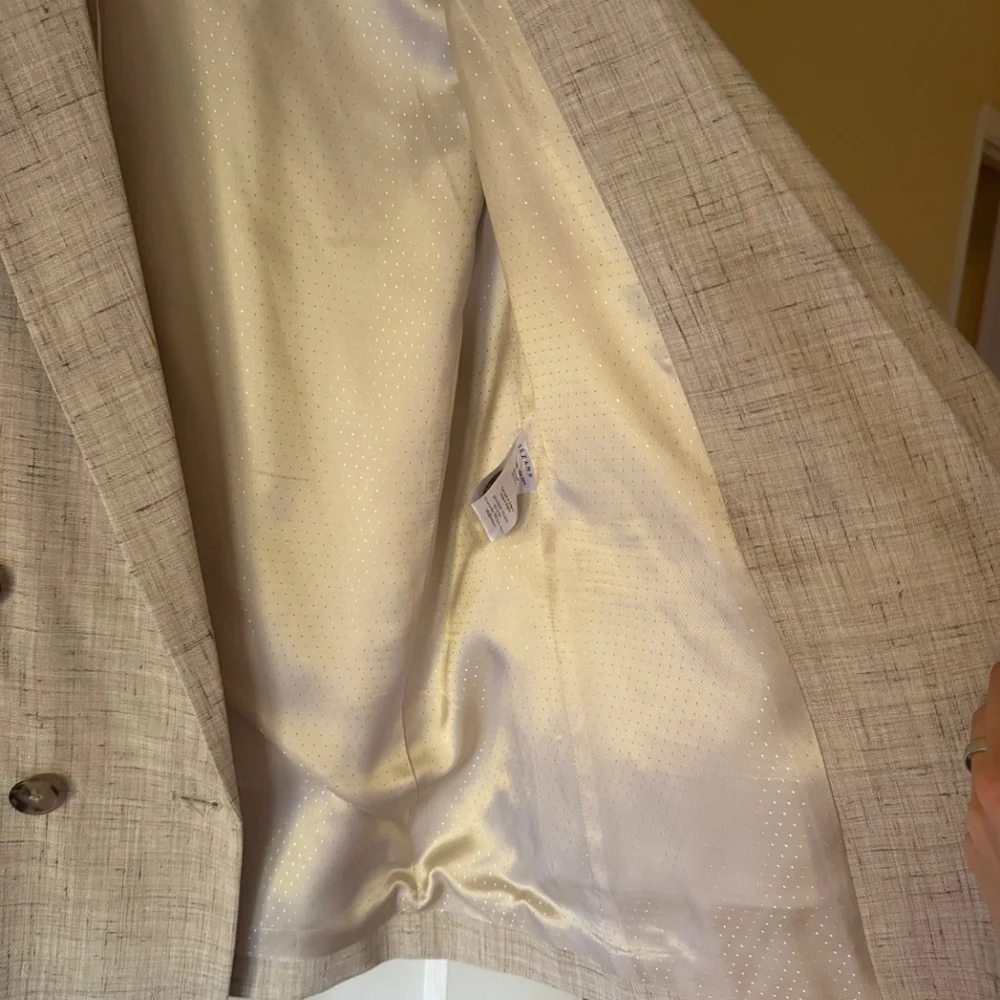 Sezane Chelsea Jacket Mottled Beige - Size 34 - Picture 2 of 5